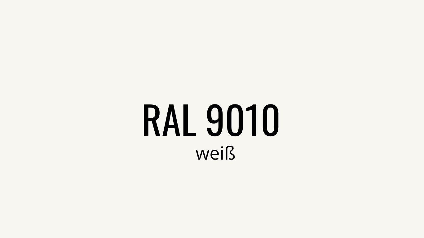 Beckenfarbe weiß: RAL 9010